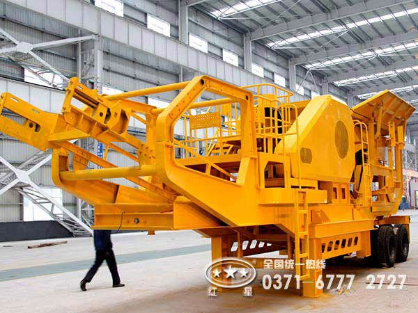 移動(dòng)破碎篩分站