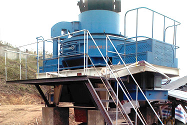 河南商丘石英砂制砂生產(chǎn)線現(xiàn)場(chǎng)