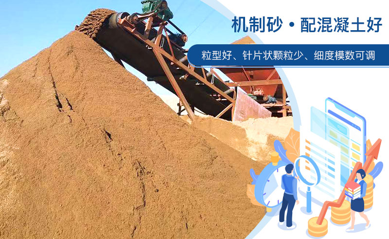 機制砂和河沙哪個配混凝土好？成套制砂設(shè)備多少錢？