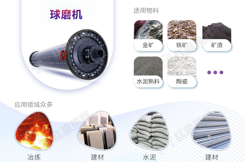 水泥球磨機(jī)設(shè)備優(yōu)勢多，應(yīng)用廣泛