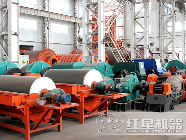 鐵砂磁選機(jī)加工車(chē)間