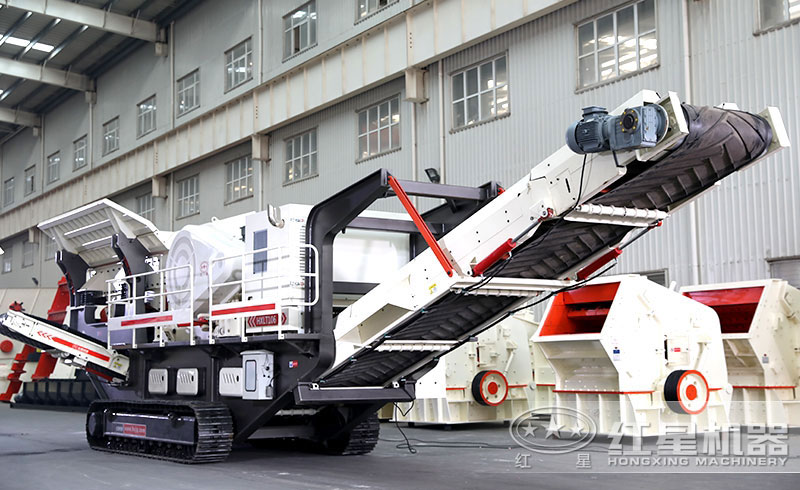 機(jī)動(dòng)性強(qiáng)的履帶移動(dòng)破碎石頭機(jī)