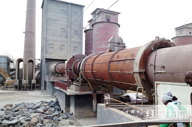 客戶白灰窯工作現(xiàn)場(chǎng)