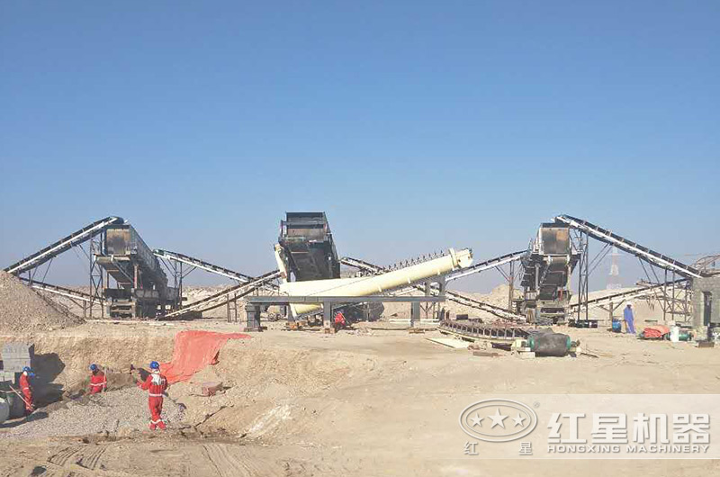 阿曼青石移動配置生產(chǎn)現(xiàn)場